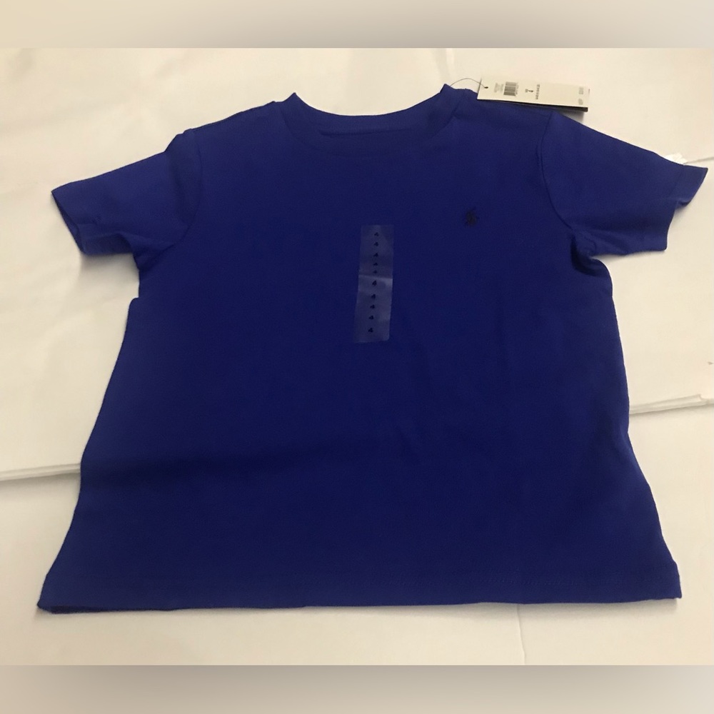 New Polo Ralph Lauren Top Sapphire Blue 100% Cotton size 4 made in Bangladesh - Picture 7 of 16